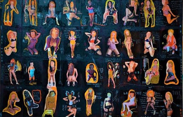 All Women are Beautiful, 2016. Akryl, olejový pastel a koláž na plátně. 140 x 200 cm. 2 400 €